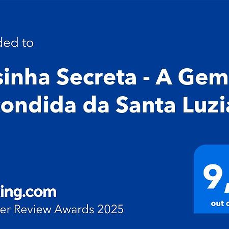 Apartamento Casinha Secreta - A Gema Escondida Da Santa Luzia Santa Luzia  Exterior foto